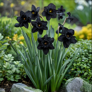 Нарцисс Тень Королевы купить по цене от 500р. в интернет-магазине «Посадика» с доставкой почтой в в Минеральные Водые и по всей России – [изображение №1].