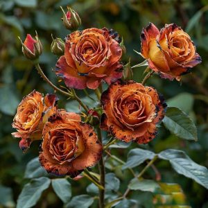 Роза плетистая Оранжевый Бриллиант купить по цене от 450р. в интернет-магазине «Посадика» с доставкой почтой в в Минеральные Водые и по всей России – [изображение №1].